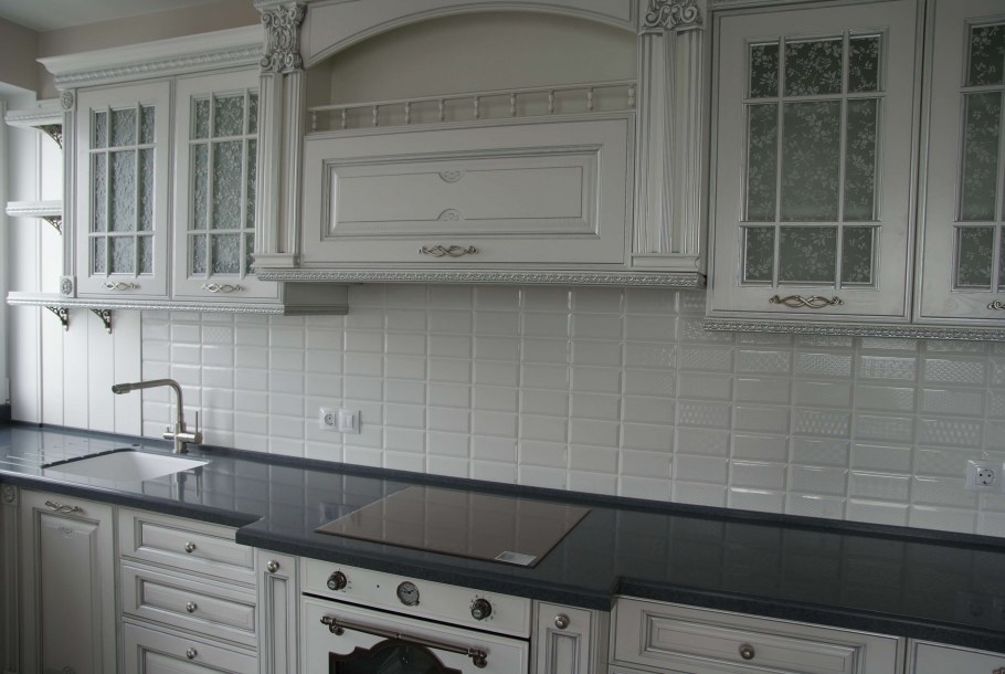 Фасад Афина серебряная патина