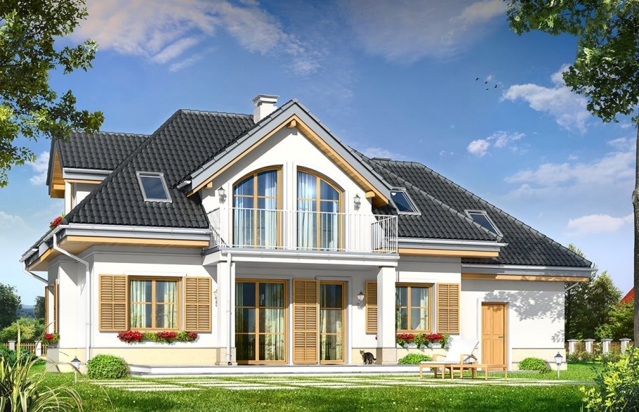 Проекты мансардных домов