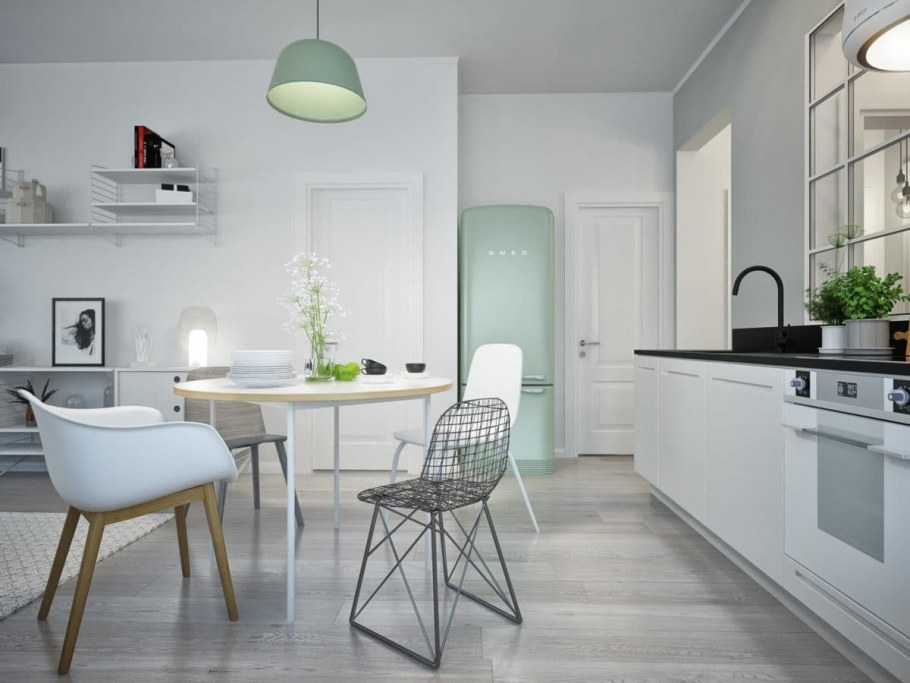 Цвет стен на кухне