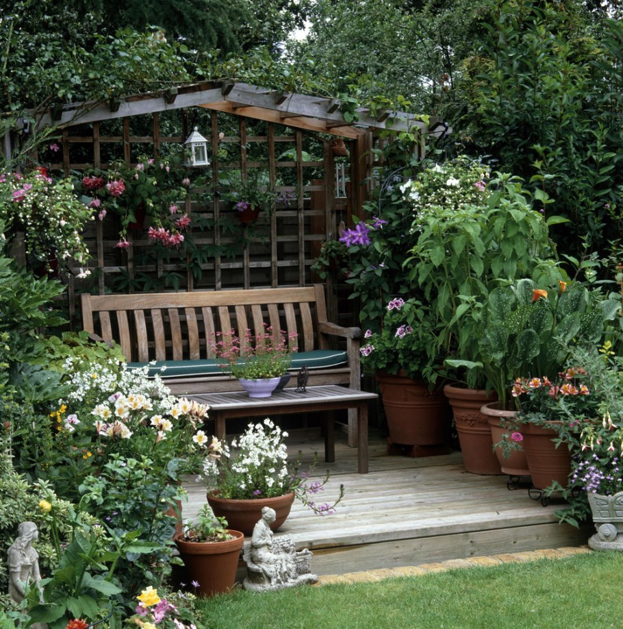 Зона отдыха на даче