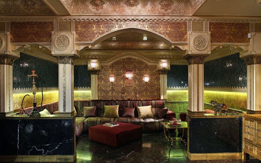 Интерьер кальянной в Восточном стиле