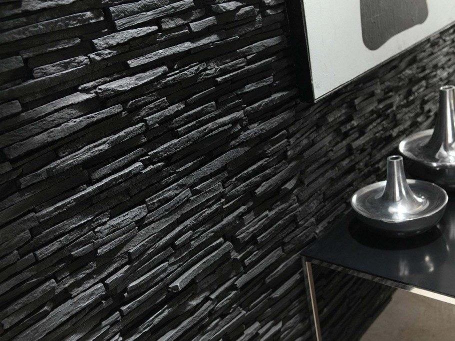 Декоративный сланец в интерьере