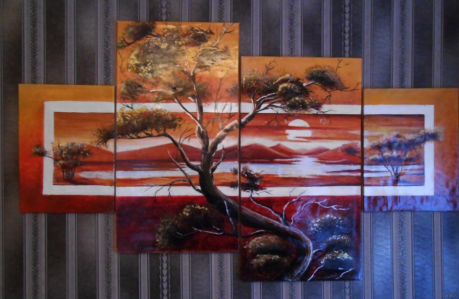 Картина с трех частей