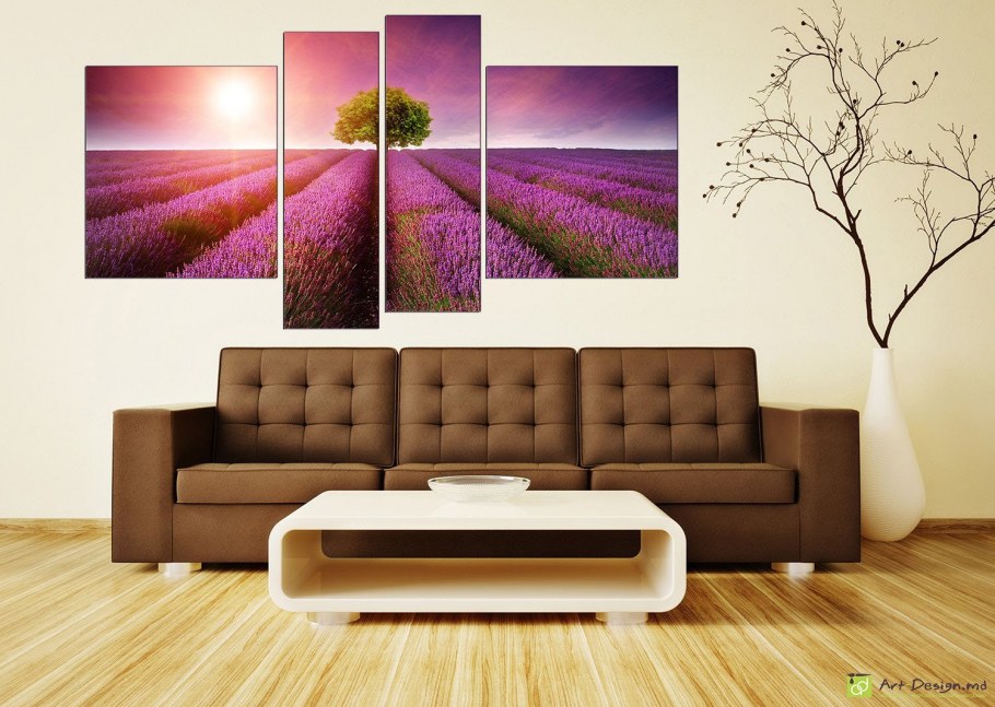 Картины над диваном