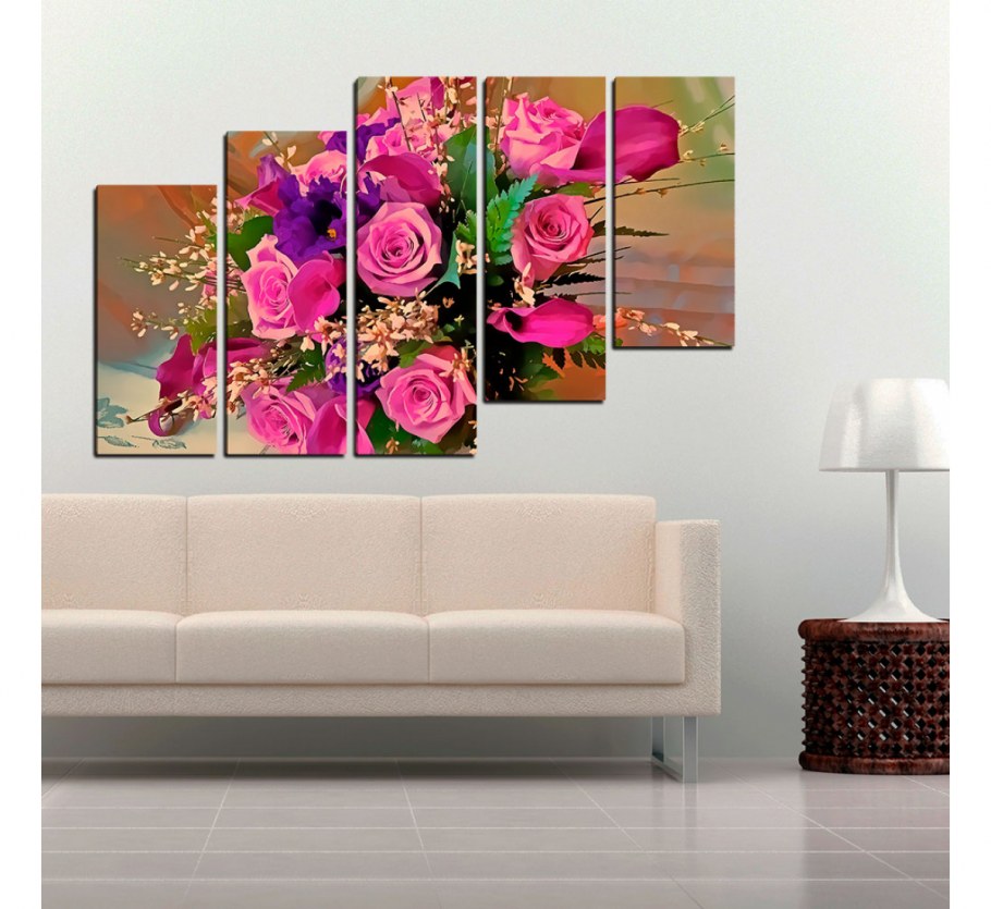 Картина на стену из 5 частей