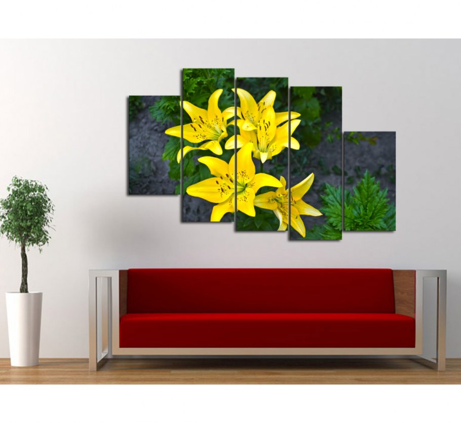 Триптих с часами