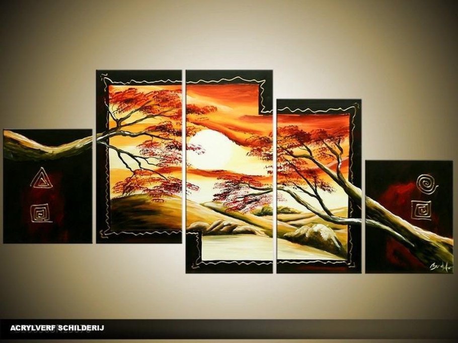 Картина в современном стиле разноуровневая