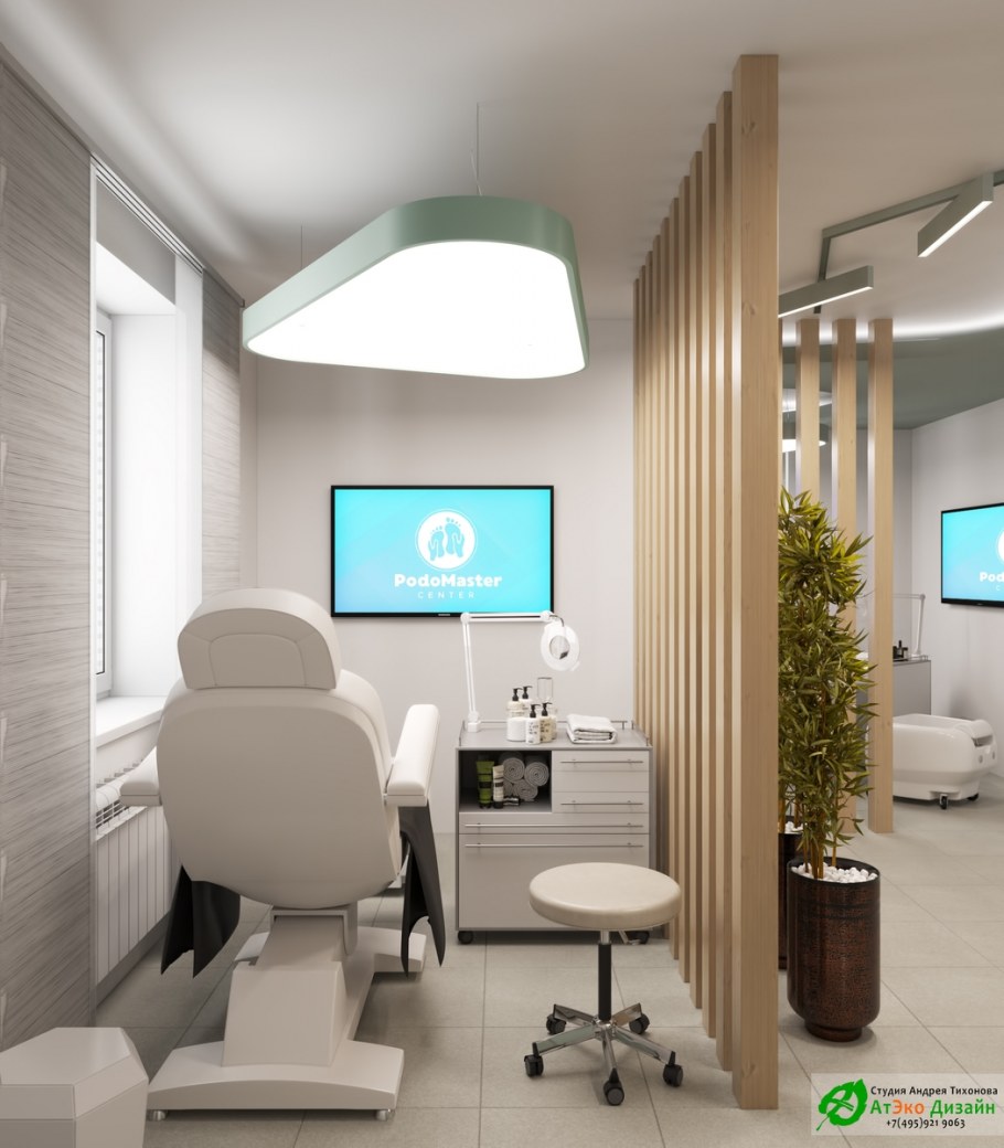 Маникюрный кабинет в белом стиле