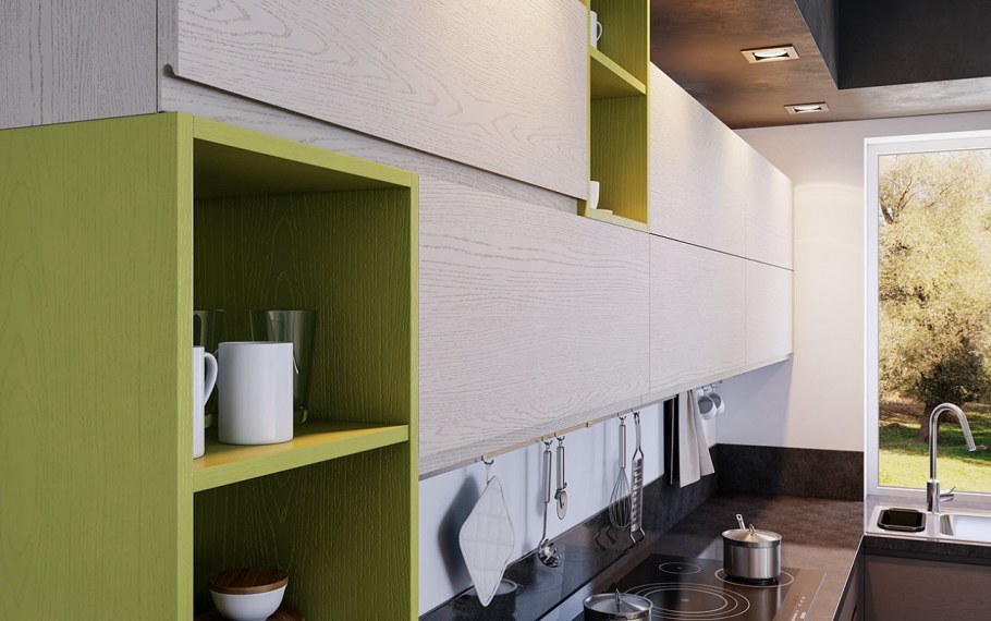 Фасады Сидак с интегрированной ручкой