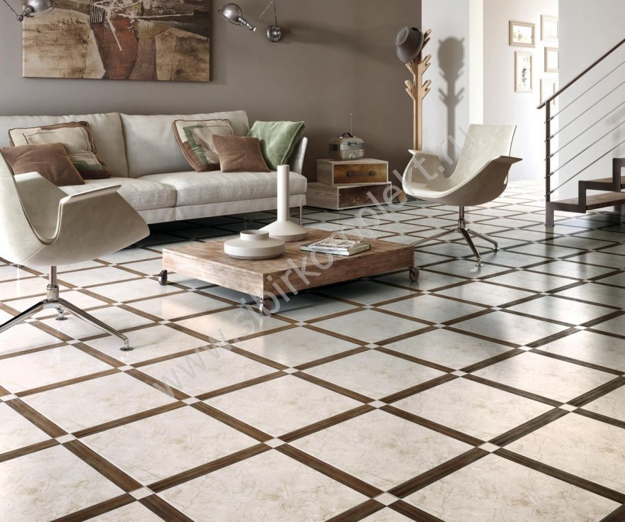 Красивый линолеум на кухню