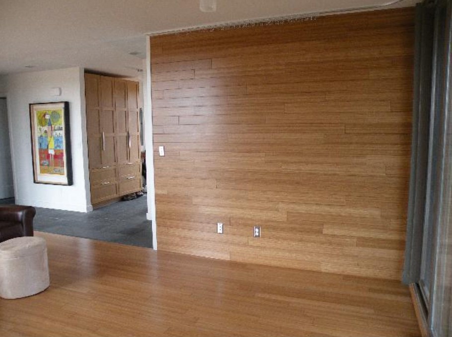 Отделка стыков ламината на стене