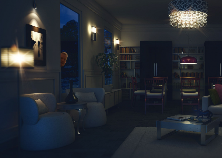 Аниме комната зал