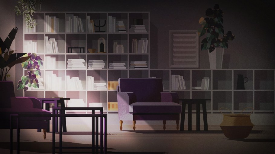 Интерьер в стиле аниме гостиная