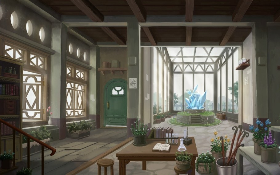 Аниме дом внутри для гача лайф спальня