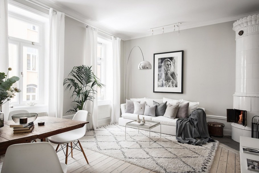 Белые стены в квартире