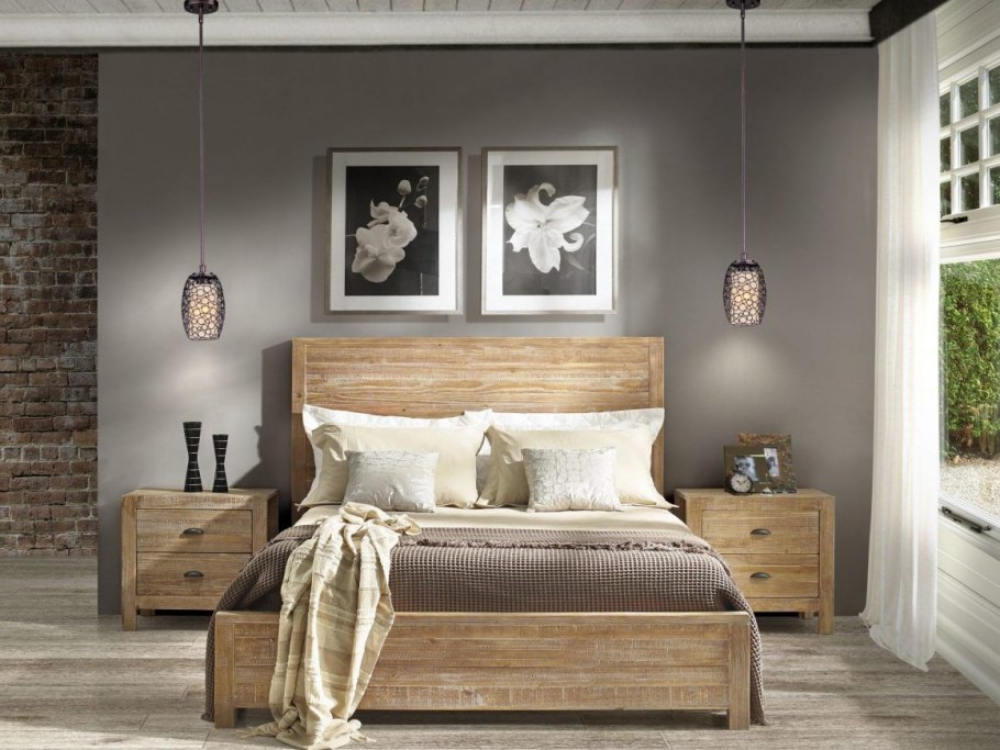 Rustic Wood Decor спальня