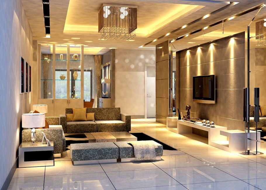 Освещение в гостиной