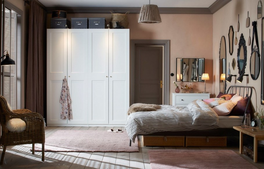 Мебель икеа ПАКС В спальне