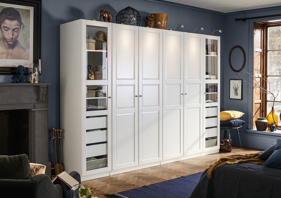 Шкаф стенка икеа ПАКС белый