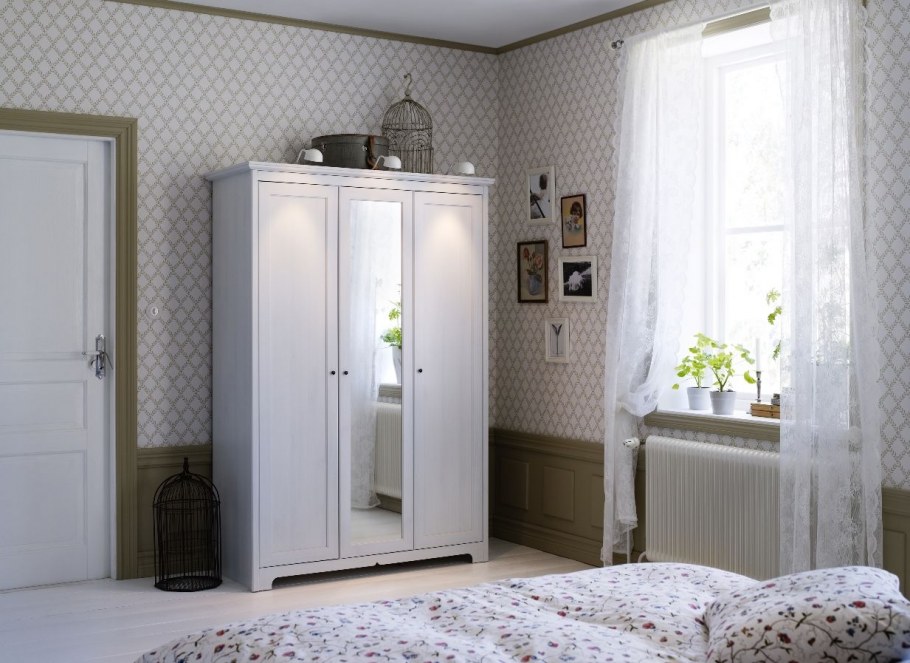 ПАКС / Tyssedal ТИССЕДАЛЬ гардероб, комбинация, белый