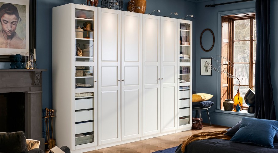 ПАКС гардероб угловой, белый, ФАРДАЛЬ ВИКЕДАЛЬ