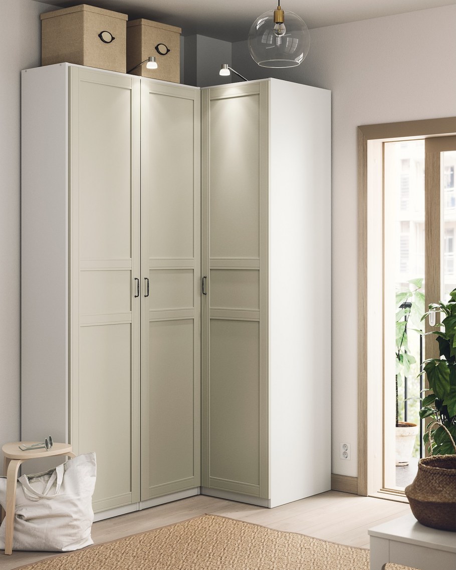 ПАКС угловой для спальни икеа