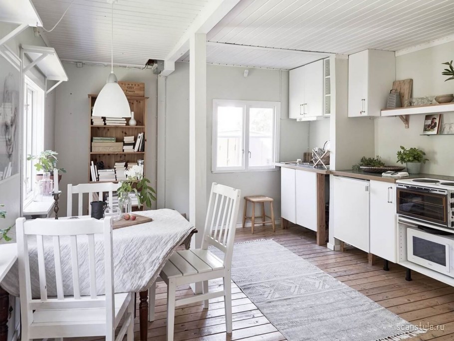 Интерьер маленького дома в скандинавском стиле