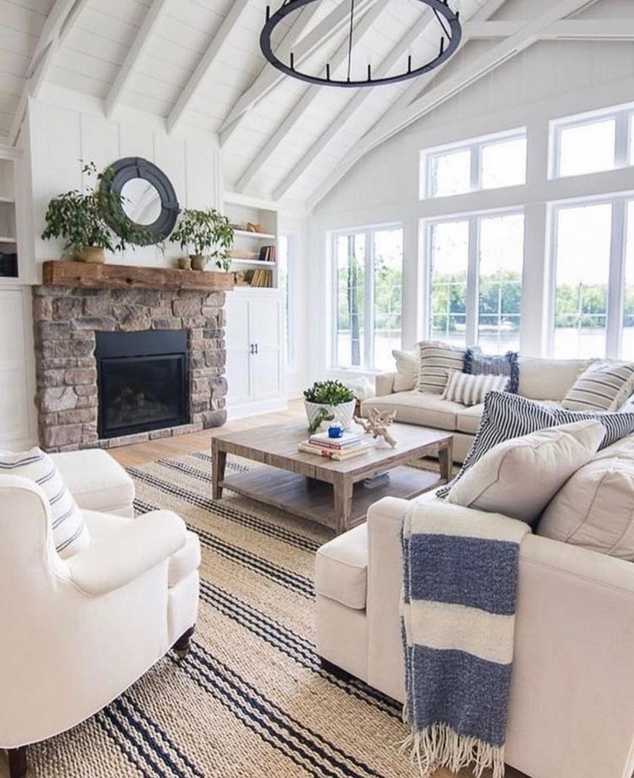 Интерьер имитация бруса Сканди