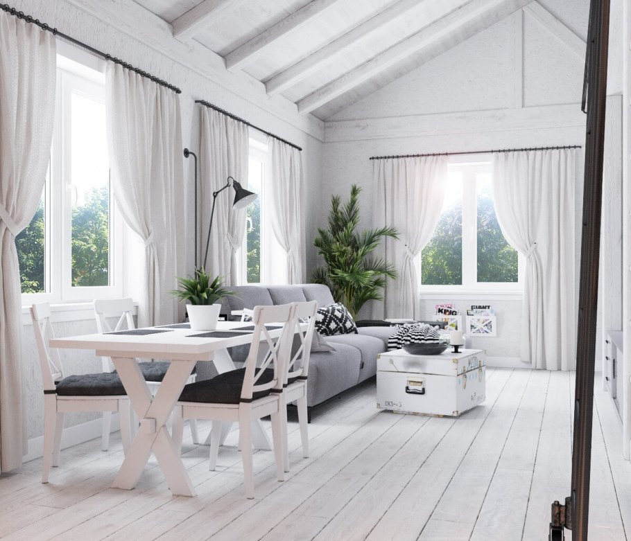 Загородный дом интерьер