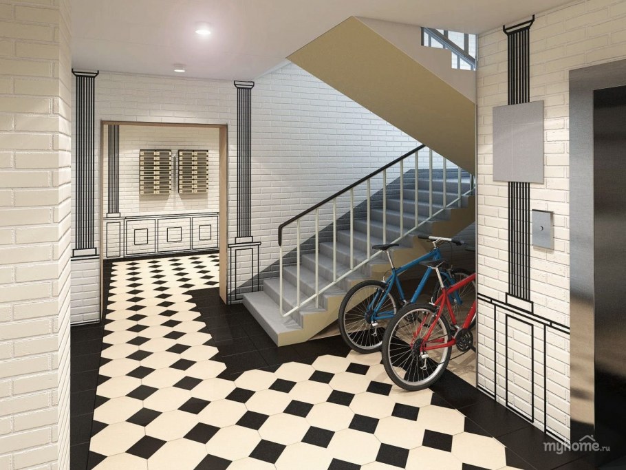 Красиво украсить подъезд