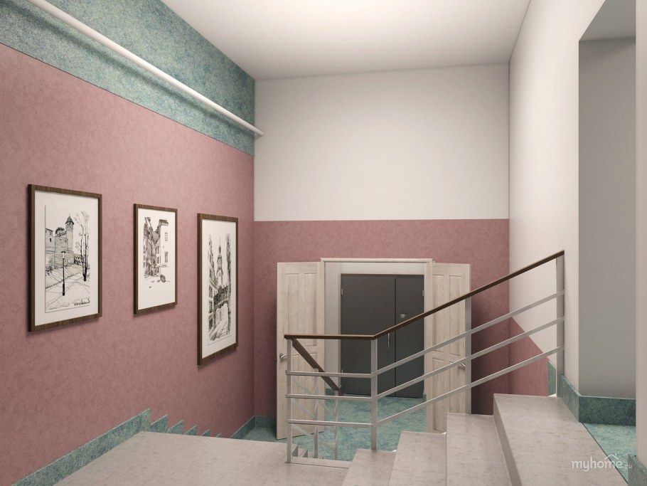 Красивый подъезд