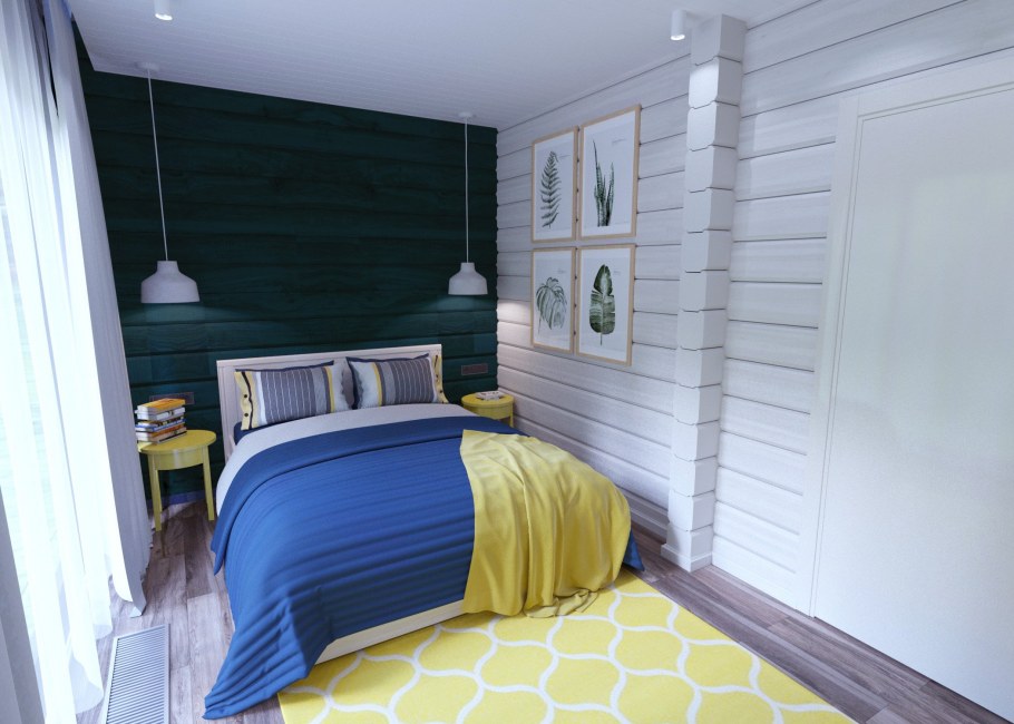 Tikkurila зеленый имитация бруса