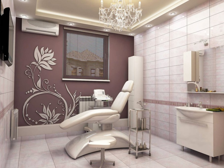 Интерьер салона маникюра