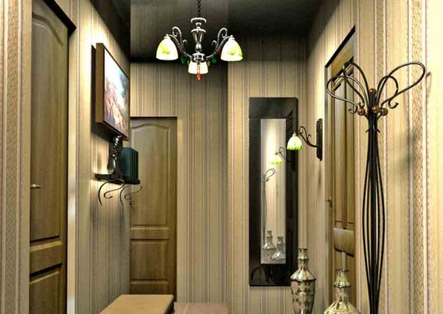 Интерьер маленькой прихожей в квартире