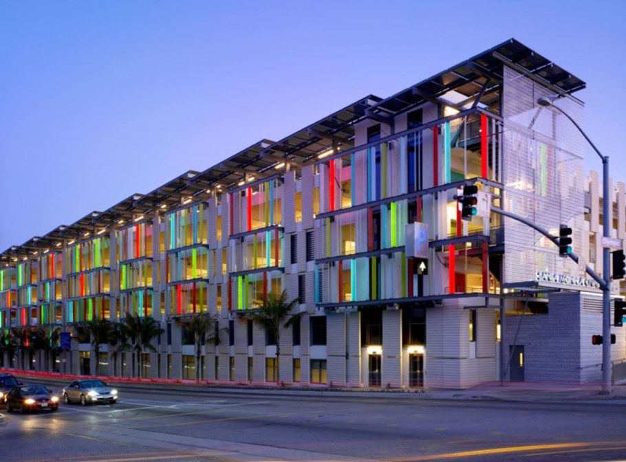 Санта Моника парковка