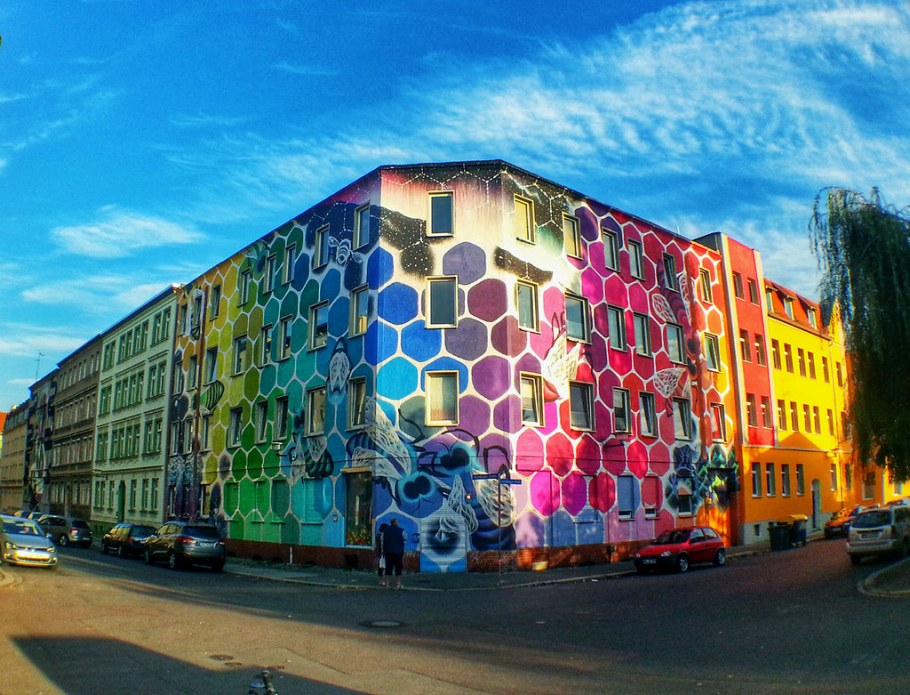 Суперграфика в архитектуре