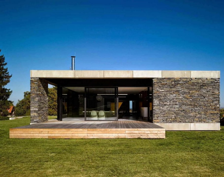 Tiny House с односкатной крышей