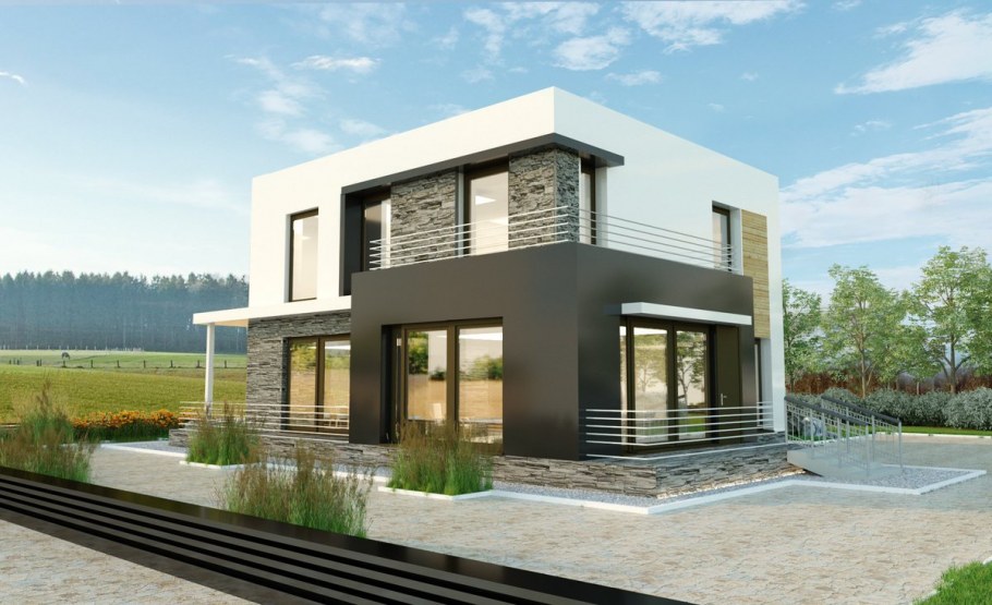 Barn House с плоской крыши