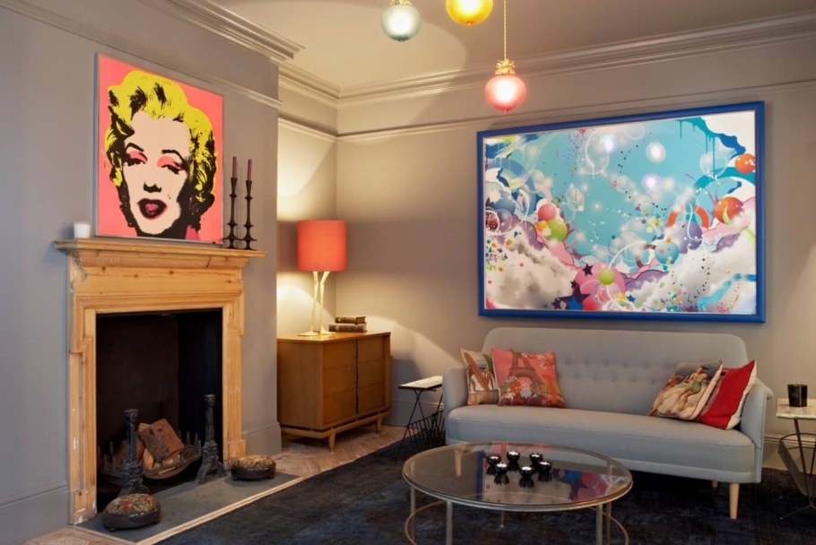 Прихожая в стиле поп арт