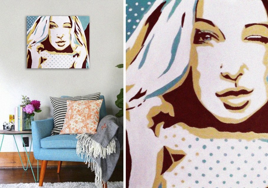 Спальня в стиле поп арт