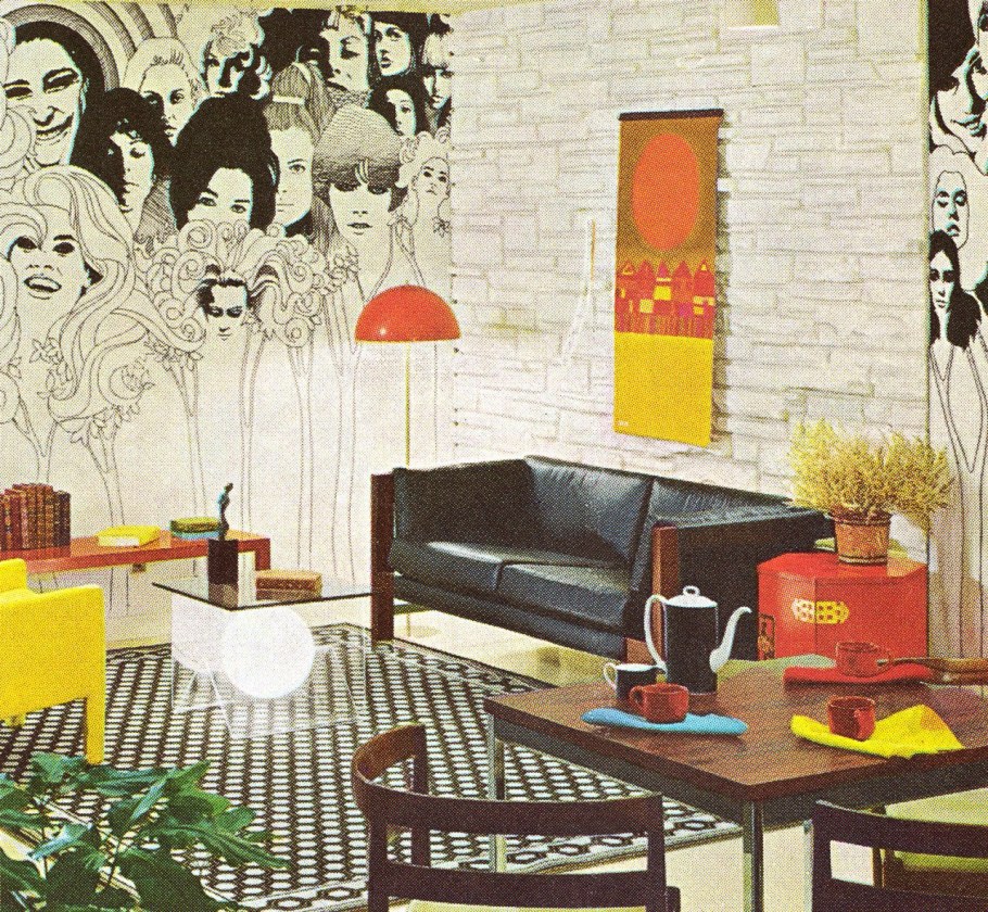 Спальня в стиле поп арт