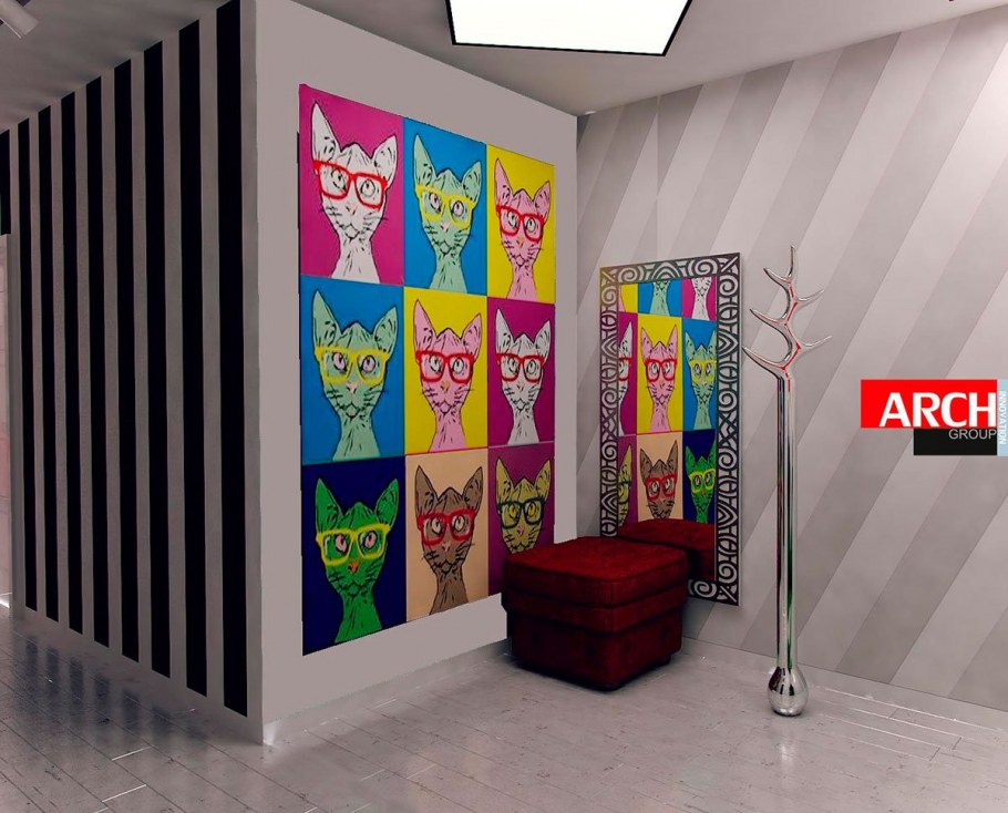 Ванная комната в стиле ОНТОАРТ