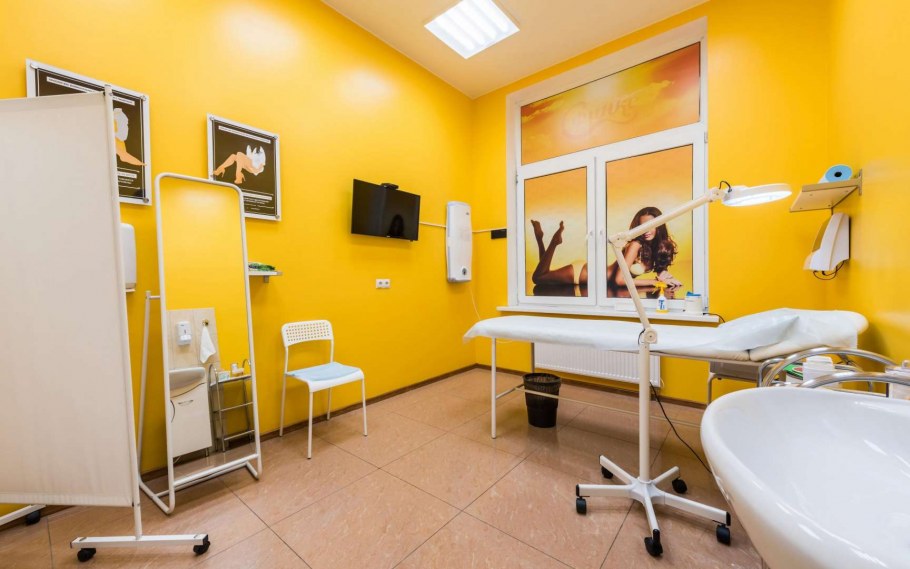Интерьер студии лазерной эпиляции
