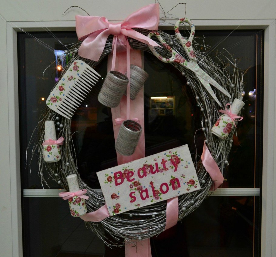 Украшение салона красоты на новый год