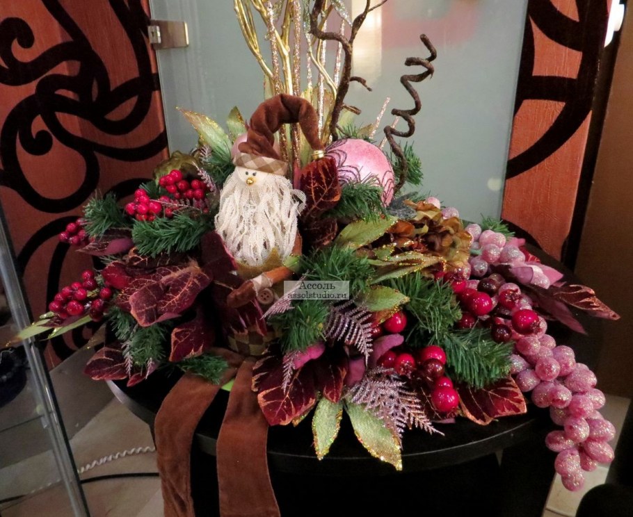 Новогодний декор витрин