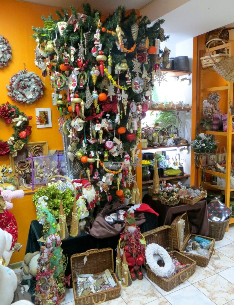 Новогоднее украшение интерьера