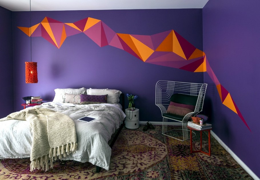 Окрашивание стен геометрия