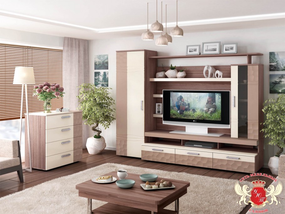 Кухня София мокко бирюза