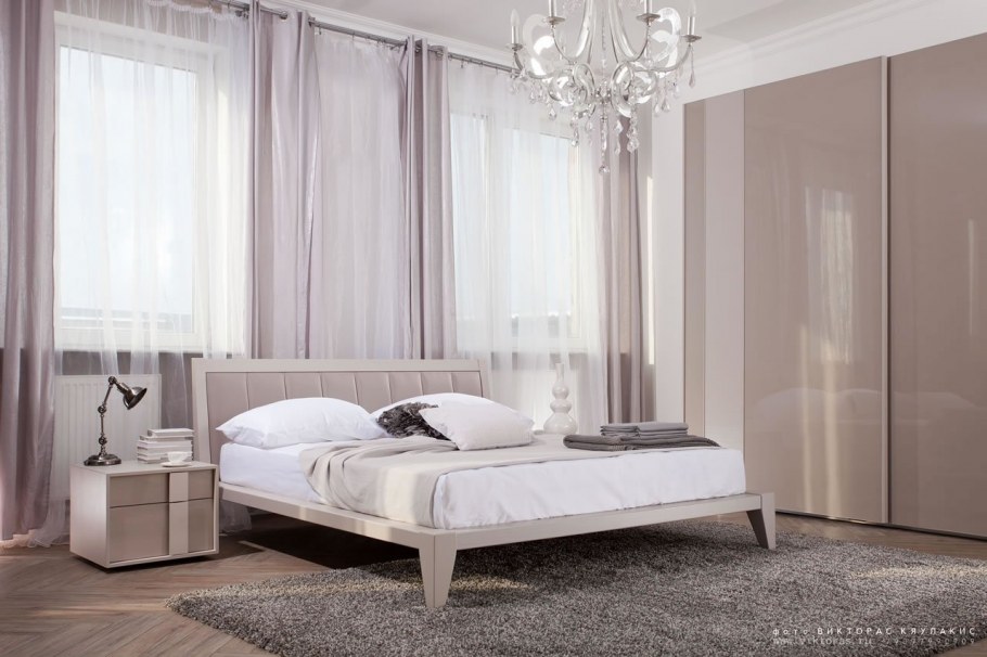 Кухня кофейного цвета