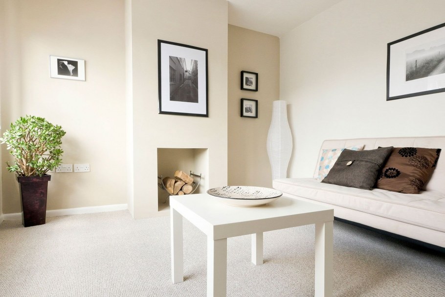 Светлый пол в интерьере